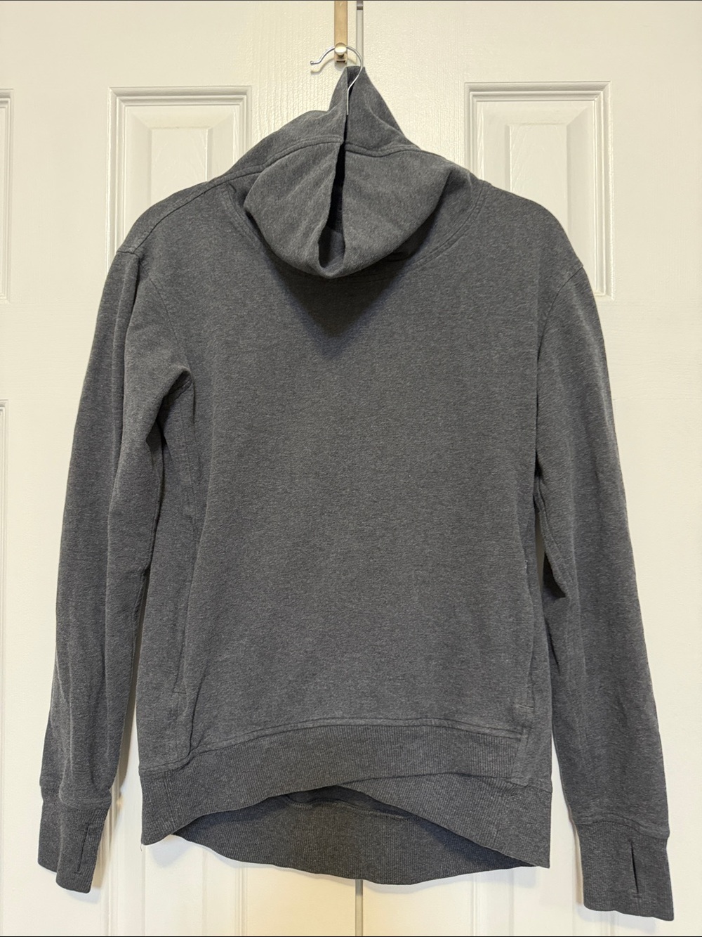 lululemon athletica Dark Gray Cowl Neck Pullover